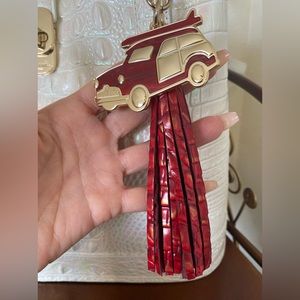 Brahmin Cardinal Red Copa Car Tassel